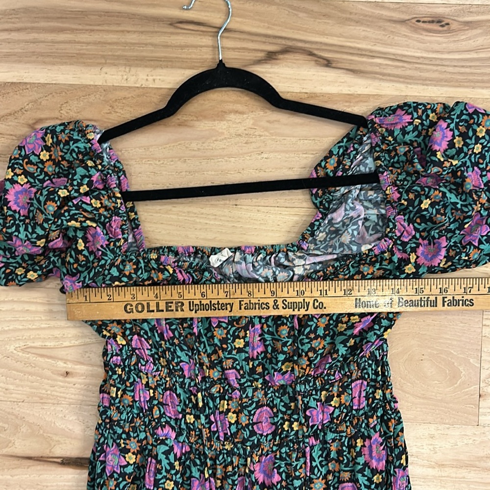 Spell Floral Jumpsuit in Black and Pink - Picture 6 of 7